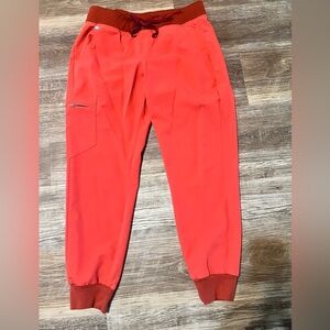 Figs Women's Red Jogger Pants